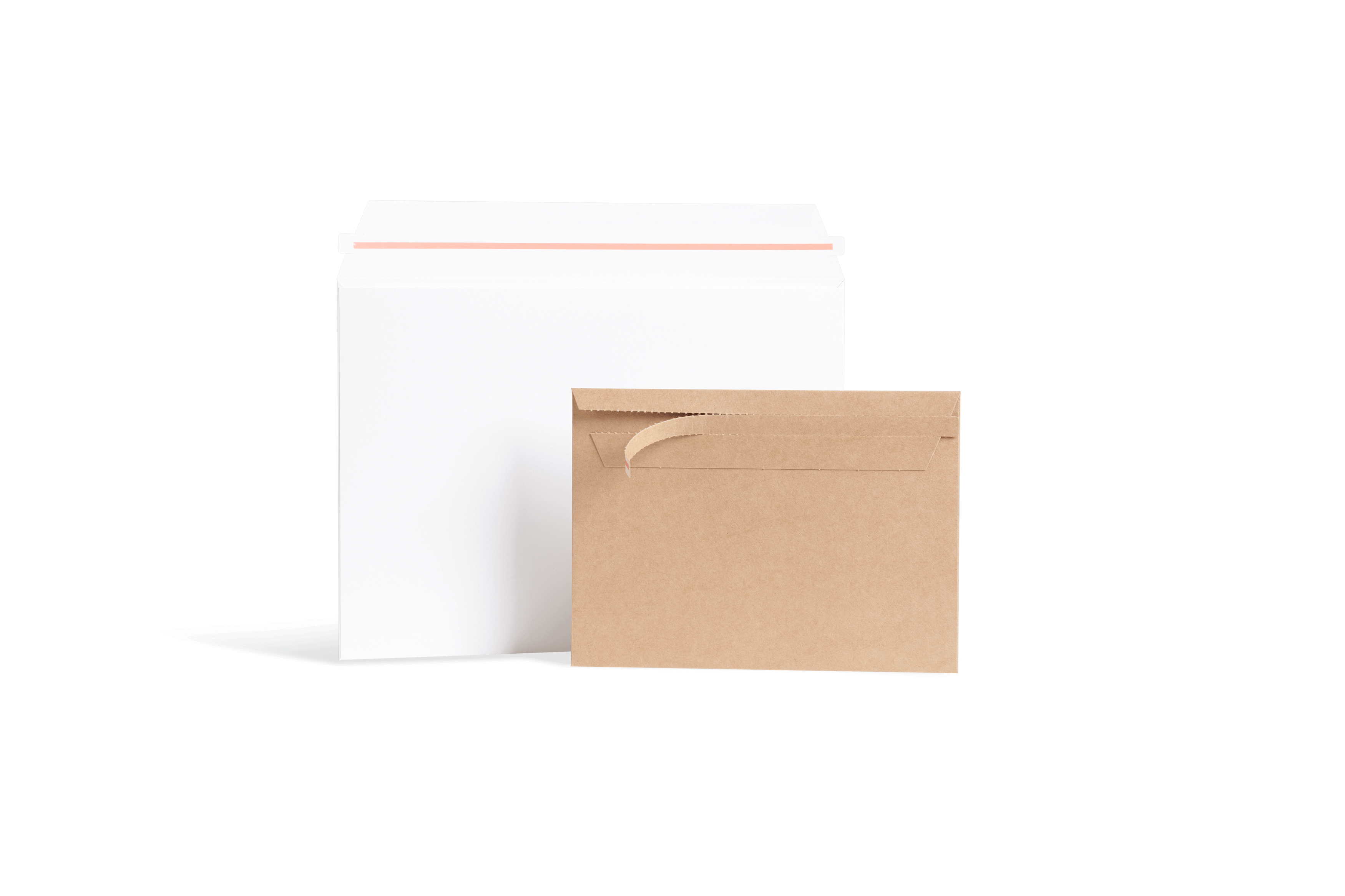 50 C4 Size White All Board Envelopes Cardboard Strong Mailer